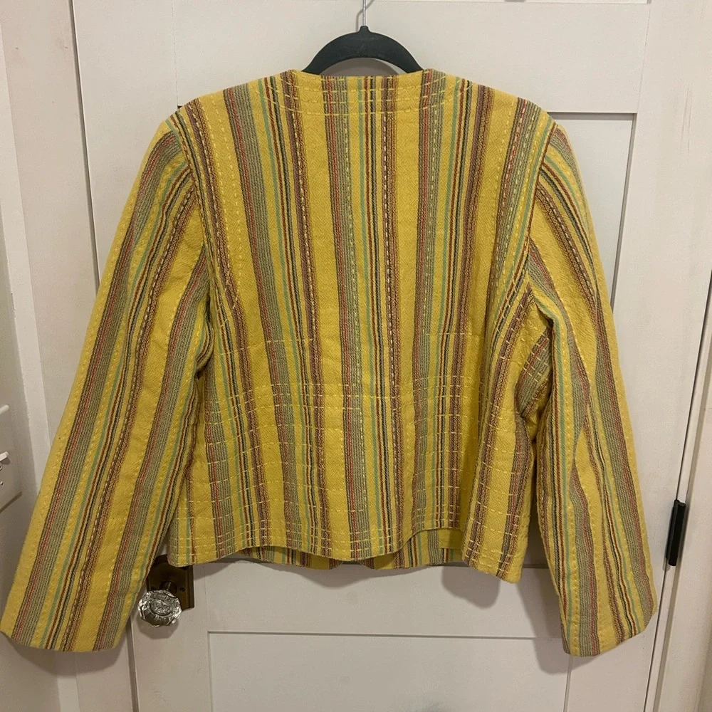 NWT Kantha Free People Multicolor Striped Jacket - Picture 2 of 16